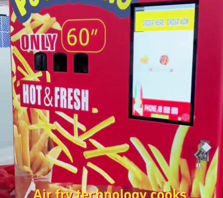 Next-Gen French Fry Vending: Graphene Heating for Crispy Low-Cal Results