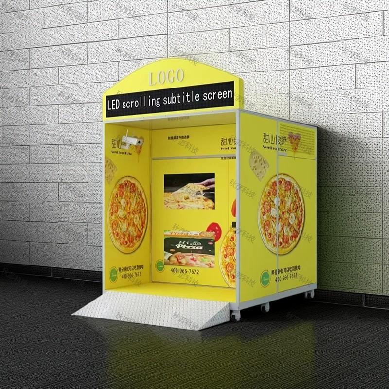 12 inch pizza Outdoor waterproof sun-resistant and insulated pizza vending machine can be used in gas station
