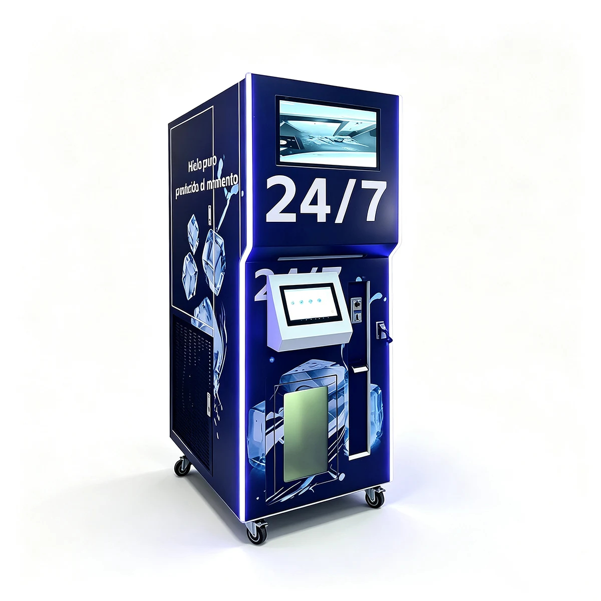 Automatic Ice and Water Vending Machine with Card Payment