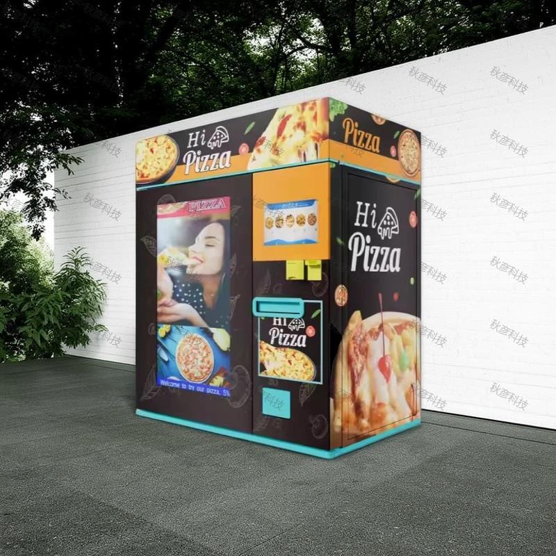 Hot food pizza vending machine self-service selling and heating pizza bring convenience to people